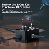 LEKATO Guitar Looper with Built-in Tuner, 9 Loop Tracks, 40 Min Overdub view 3