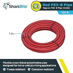 SharkBite 1 Inch x 100 Feet Red PEX-B, PEX Pipe