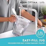 Aqua Optima Liscia Water Filter Jug 2.5L with 6 Evolve+ Cartridges view 3