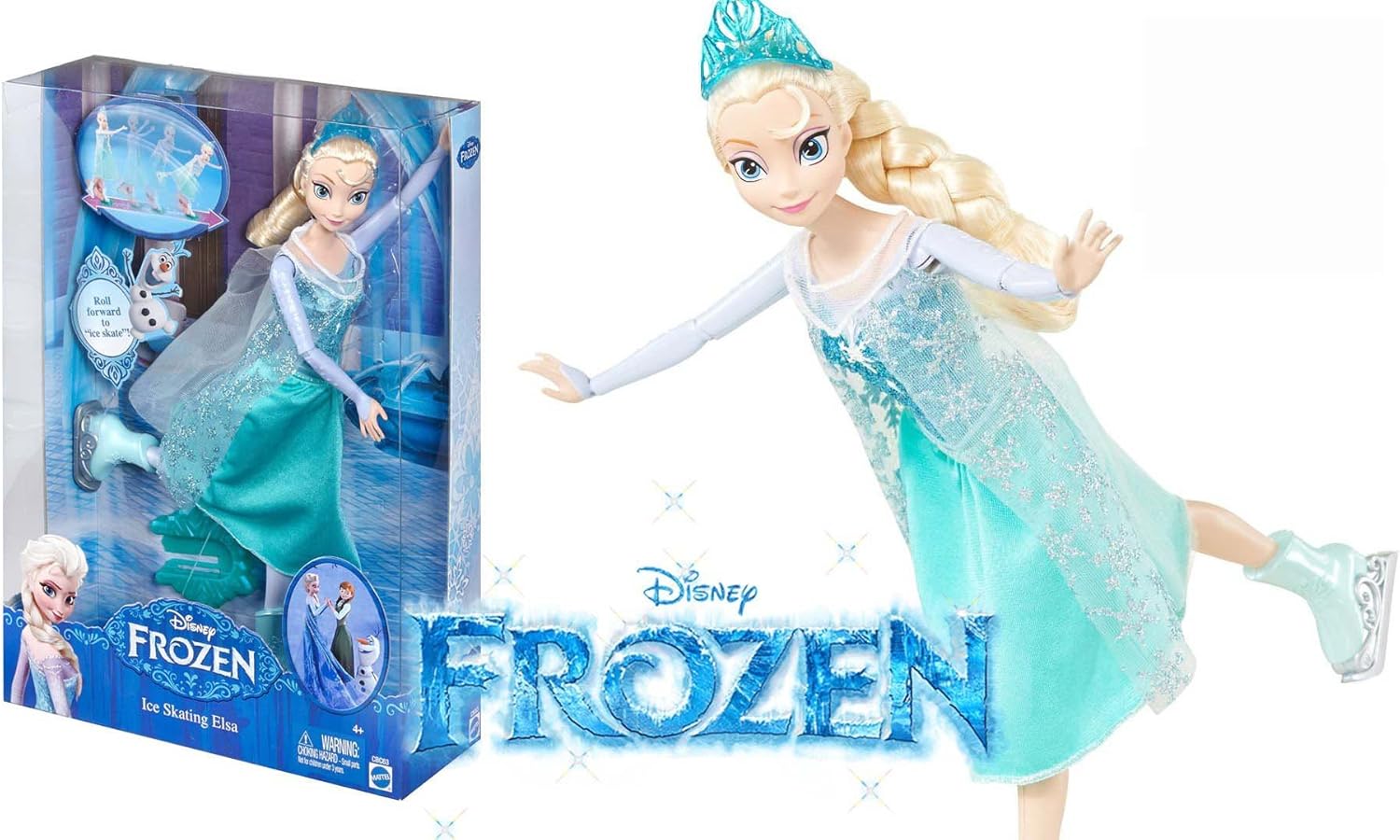 frozen ice skating dolls