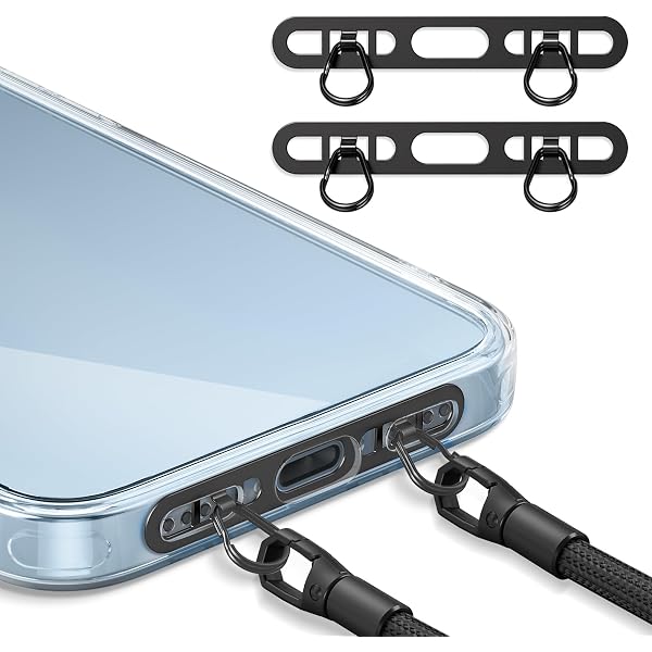 ZXZone iPhone Hang 2 Way Metal Phone Tether Tab, Upgraded Double