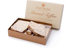 ENSTROM CANDIES Enstrom Milk Chocolate Almond Toffee 1lb box | Handcrafted | Gluten Free | Kosher Dairy | All Natural