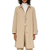 Orolay Women's Single Breasted Trench Coat Mid Long Classic Lapel Windproof Slim Outerwear Coats