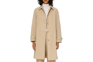 Orolay Women's Single Breasted Trench Coat Mid Long Classic Lapel Windproof Slim Outerwear Coats