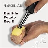 Marshland Premium I-Shape Swivel Vegetable Peelers Non-Slip Stainless Steel view 3