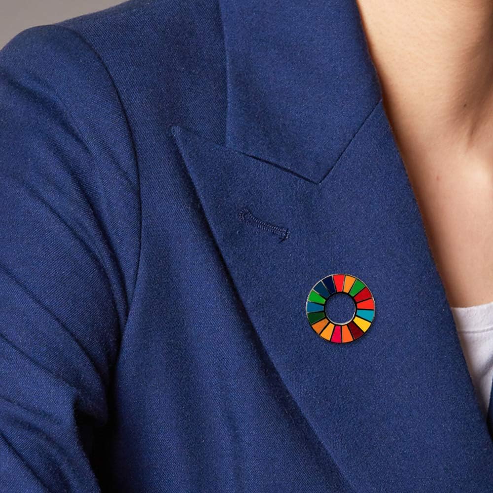 Amazon Sdgs ピンバッジ バッヂ 襟章 高級 人気 おしゃれ ギフト バッジ おもちゃ