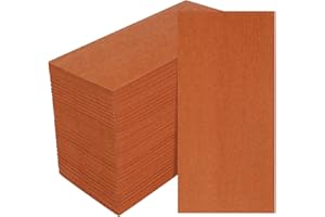 100 Pack Terracotta Paper Napkins, Disposable Linen-Feel Guest Towels Cloth-Like Hand Towels, Soft, Absorbent, Paper Hand Nap