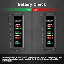 12V Car Battery Tester and Alternator