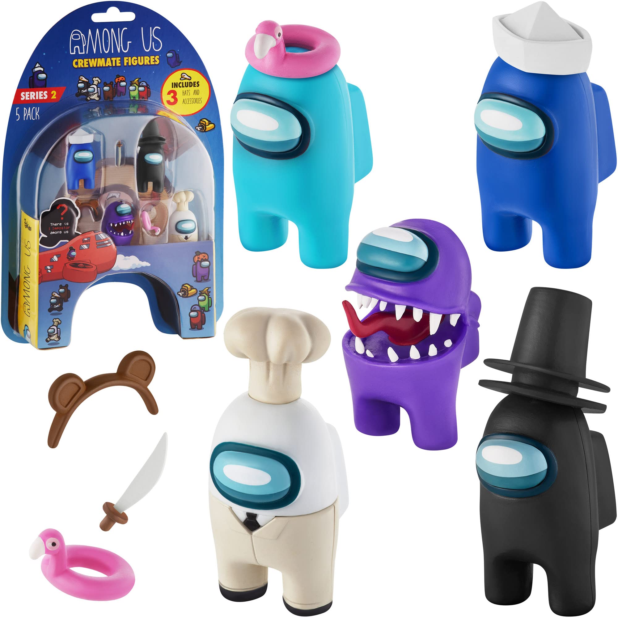 Timbri Among Us Crewmate – Confezione Deluxe Da 12 Pezzi, 4.5cm, Gioco Creativo Per Bambini (Serie 2)