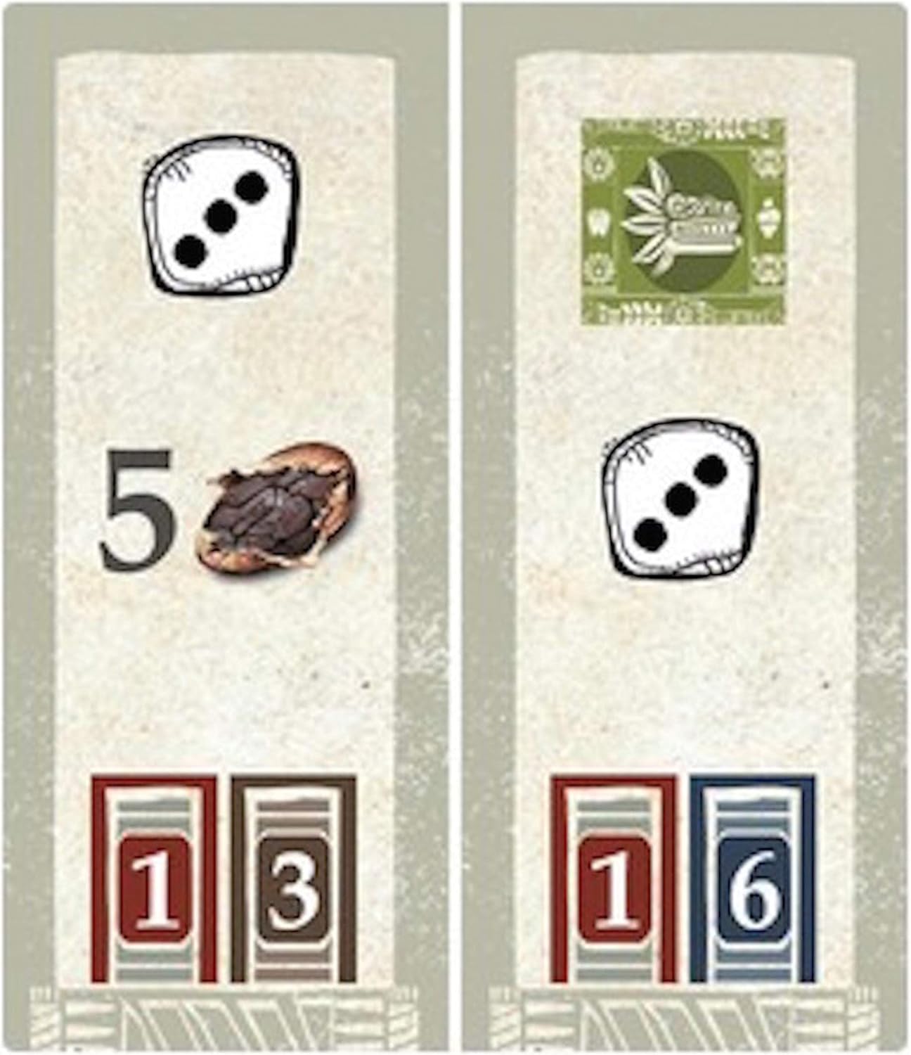 Board And Dice BDBND0041 Teotihuacan Late Preclassic Period, Mixed