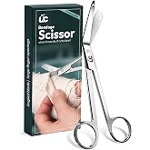 Utopia Care Bandage Scissors, 5.5 Inch Stainless Steel Medical Scissor | Precision Stainless Steel Medical Scissors for Cutting Bandages, Dressings, Tape, Gauze and First Aid Use