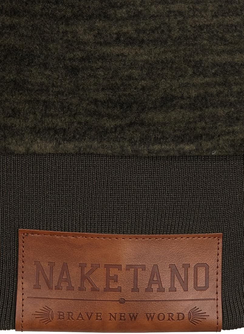 Naketano Glitzermuschi Polarfleece Heavenly Ice Melange Sweatshirts Kapuzenpullover Damen