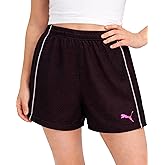 PUMA Girls Athletic Shorts - Double Mesh Active Performance Girls Dolphin Shorts for Play and Outdoor Activities