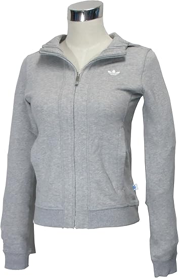 Amazon Co Jp アディダス Adidas レディース フード付き ジャケット パーカ S 灰 白 服 ファッション小物