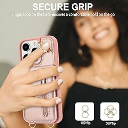 Jcxtrombulous Crossbody Wallet Case for iPhone 15