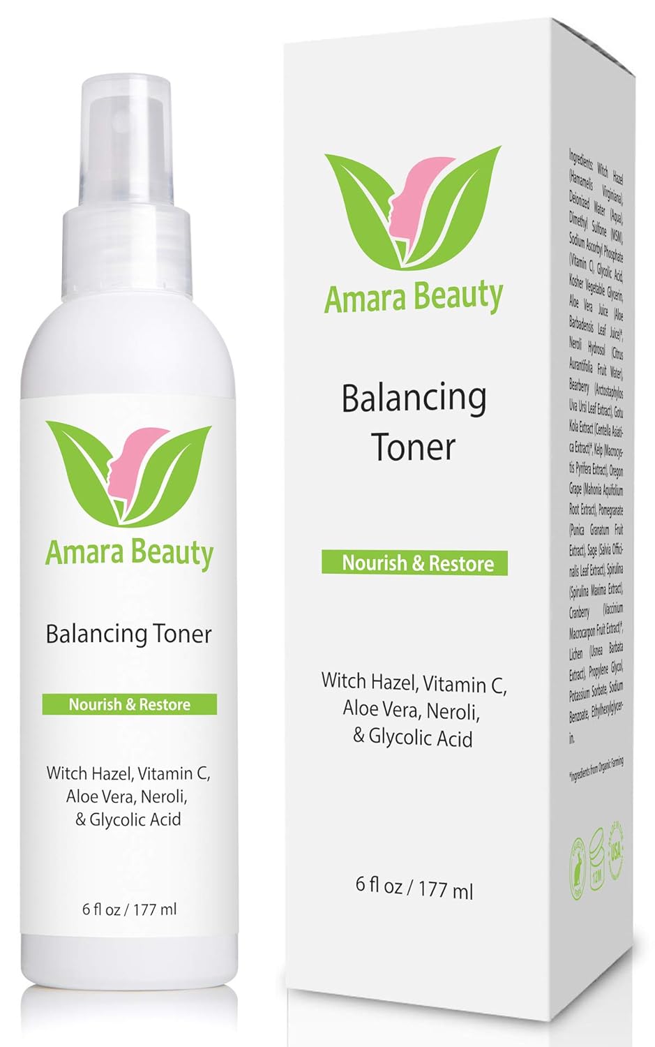 Facial Toner with Witch Hazel & Vitamin C, 6 fl. oz.