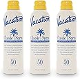 Vacation Classic Spray Sunscreen SPF 50 3-Pack, Broad Spectrum Sunscreen Spray, Vegan Sunblock Spray, Body Lotion with SPF, S