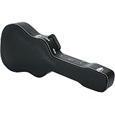 Gator Cases Deluxe Wood Case for Dreadnought Acoustic Guitars, (GW-DREAD)