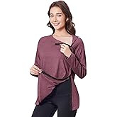 Deyeek Post Shoulder Surgery Shirts for Women Full Tear Away 2 Side Snaps After Rotator Cuff Chemo Port Adaptive Clothing