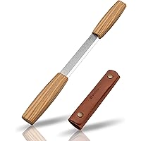 BeaverCraft Draw Knife Woodworking Tool 4.3" - Drawknife Wood Carving Knife DK2s - Spoon Carving Tools - Whittling Knives for