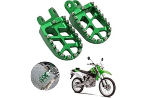 AnXin Foot Pegs Footpegs Footrests Foot Pedals Rests CNC MX For KLX250R 250 250S 250SF KLX300R KLX650 KLX650R KLR650 CR80 85 