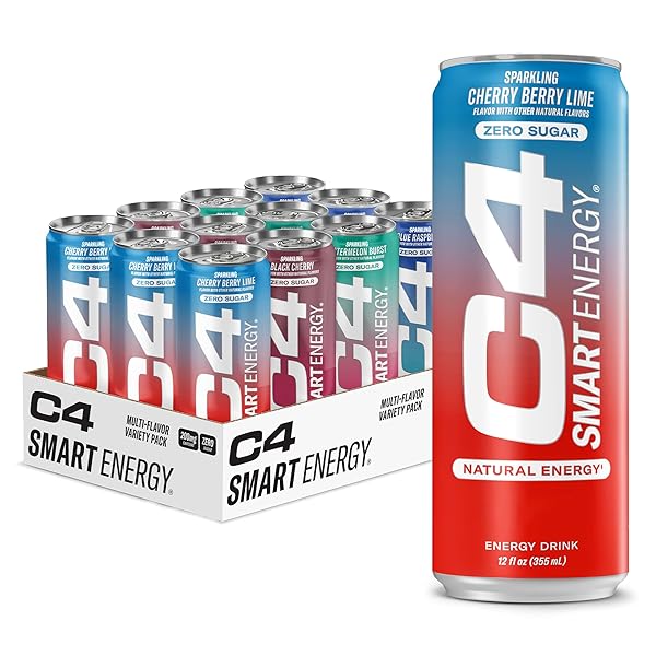 CELLUCOR C4 SMART ENERGY DRINKS VARIETY PACK, SUGAR...