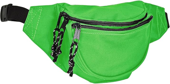 lime green waist bag