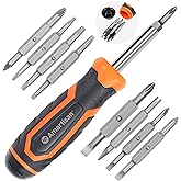 Amartisan 18-in-1 Multi-bit Screwdriver Set Tool All in One, Portable Multi-Purpose Screwdriver, Slotted/Philips/Pozi/Torx/Sq