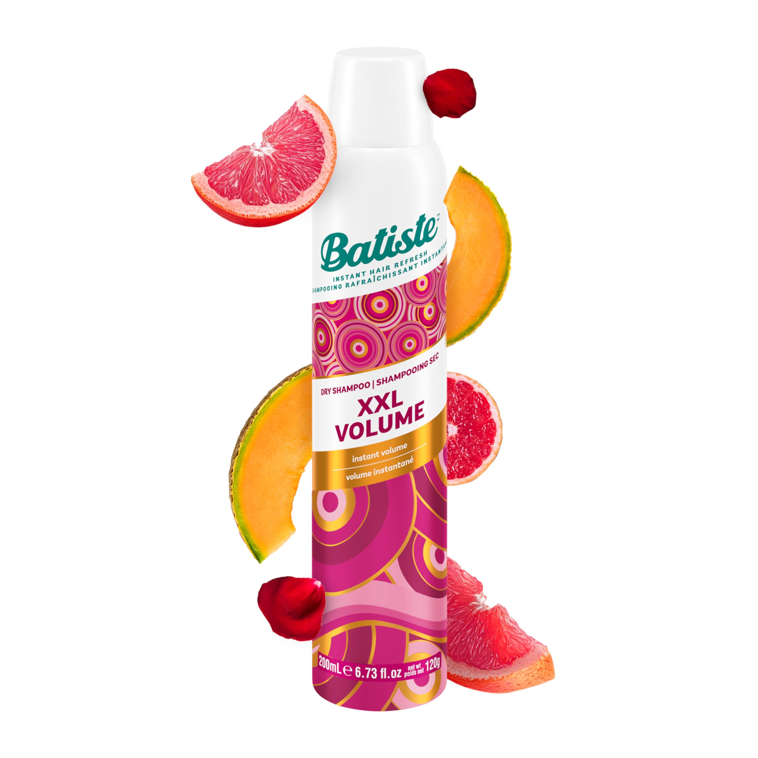 Batiste XXL Volume Spray, freshness and volume, for all hair types, pack of 2 (2 x 200 ml)