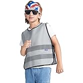 A-SAFETY kids High Vis Reflective construction Safety vest