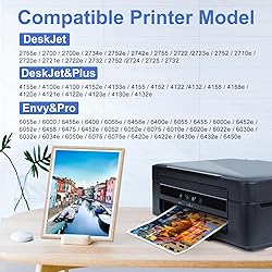 67XL HP Printer Ink for HP Ink 67 Replacement for