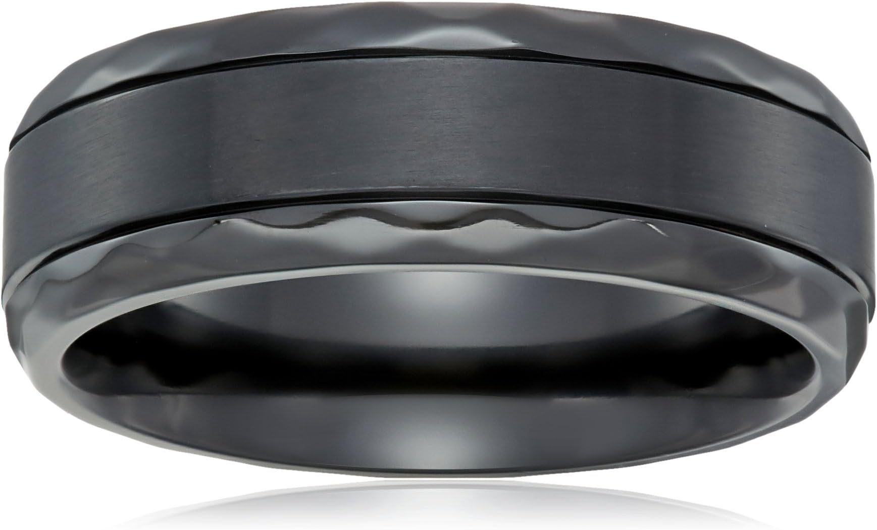 Lavari - Black Zirconium Ring