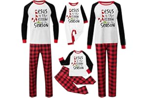 Christmas Pajamas for Family Matching Sets 2025 Holiday Xmas Pjs Christmas Jammies Pyjamas Cute Sleepwear Loungewear
