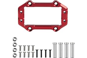 SHARE GOO ShareGoo Metal Steering Servo Mount Set Compatible with Arrma 1/8 Kraton 6S Outcast Senton Talion Typhon BLX RC Car Upgrade Parts (Red)
