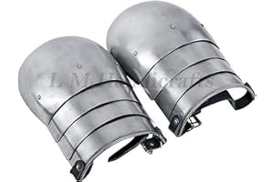 Lmhandicraffts Medeaval Shoulder Simple Roman Spartan Pauldrons SCA LARP Steel