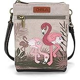 CHALA Double Pocket Xbody Women RFID Protected Canvas Crossody Purse with Adjustable Strap | Double Pocket, Xbody, RFID Protected, Adjustable Strap