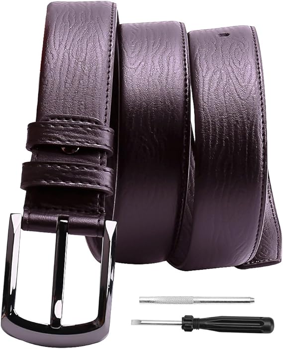 Amazon Senntou ベルト メンズ 革 メンズベルト 本革 ロング 本革ベルト 大きいサイズ レザー 表 裏とも本牛革 サイズ調整可能 ポンチ ドライバー付き カジュアル ビジネス おしゃれ ブラウン ベルト 通販