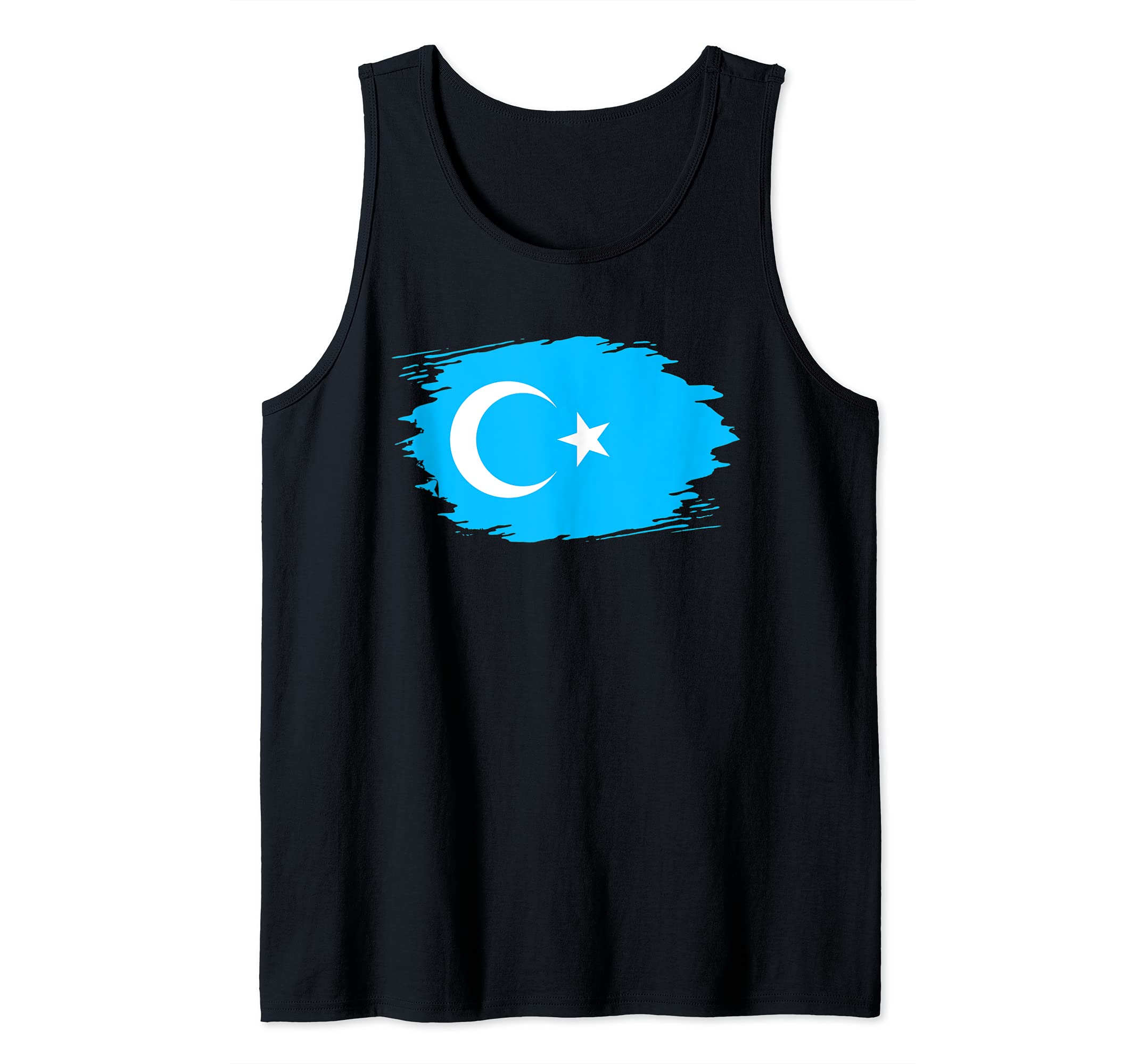 Xinjiang Uyghur Flag Support Uighurs Tank Top