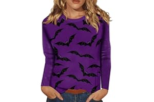 HTHLVMD Halloween Pumpkin Shirt Women's Autumn Acting Party T-Shirt Cute Autumn Pattern T-Shirt Thanksgiving Top