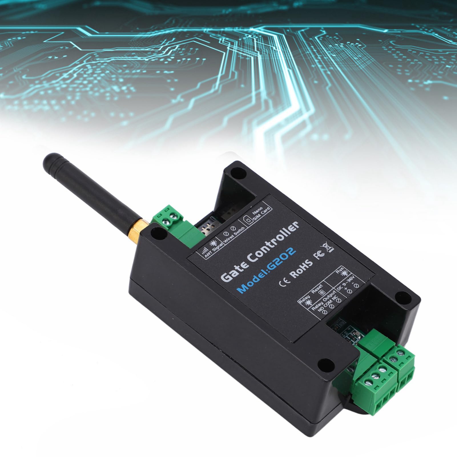 GSM Gate Controller 2G/3G Remote Access Control Door Opener Relay Switch Wireless Remote Control Access Garage Door Opener(2G)