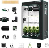 Mars Hydro Grow Tent Kit 2x4ft TSL2000 LED Light 300W System