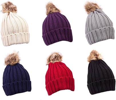 ladies designer pom pom hat