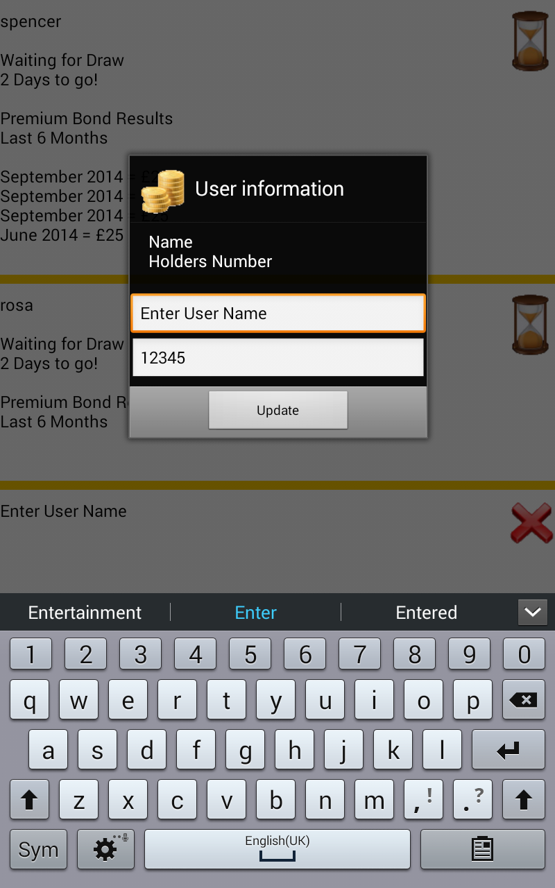 Premium Bonds Appstore for Android