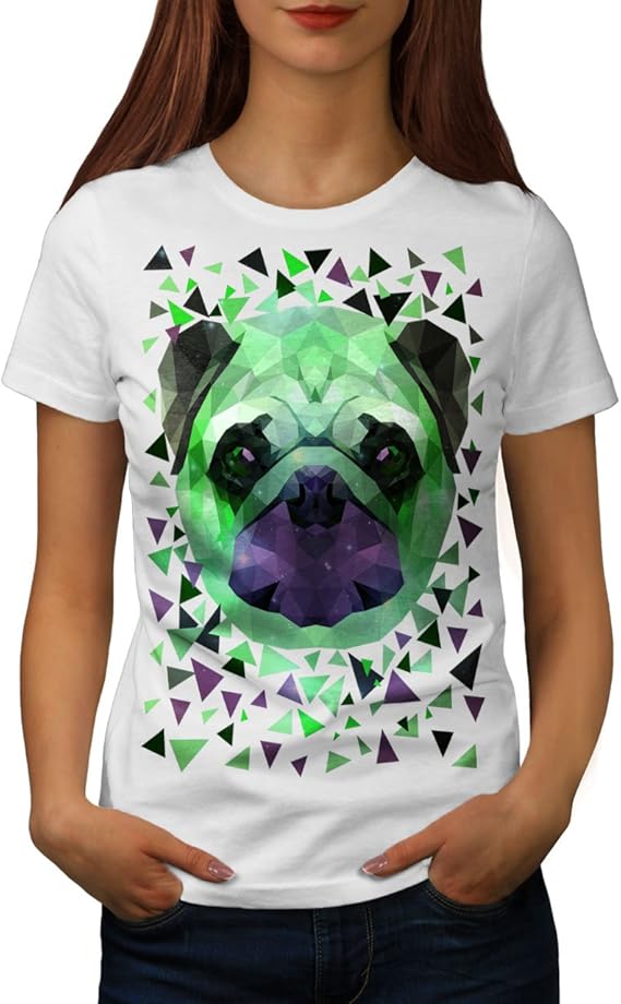 Wellcoda ペット 動物 パグ 可愛い 犬 婦人向け S 2xl Tシャツ Tシャツ カットソー 通販 Amazon