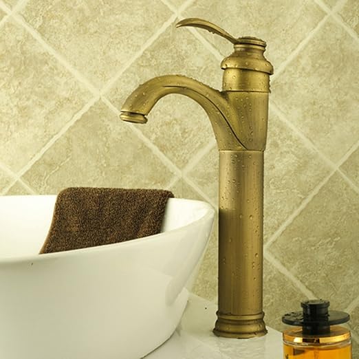 Waschbecken Wasserhahn antik inspirierte Design antique brass