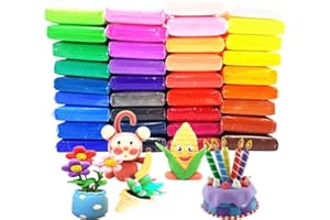 36 Colors Air Dry Clay Ultra Light and Air Dry Clay for Children Non-Toxic and Eco-Friendly Modeling Magical Clay with Tools