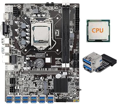 Lodokdre B75 Mining Motherboard 12 USB 3.0 GPU Slots LGA1155 DDR3 BTC ETH