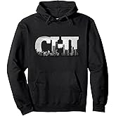 CHI Chicago City Skyline of Downtown Chicago, Illinois Pullover Hoodie