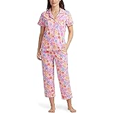 BedHead - Short Sleeve Stretch Cropped PJ Set - Starfish - Small