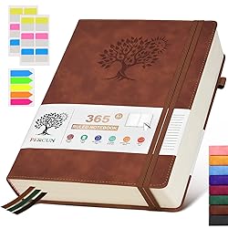 PERCUN A4 Lined Journal Notebook，365 Page Large